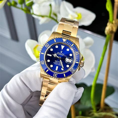 gold rolex submariner blue dial|Rolex Submariner blue price new.